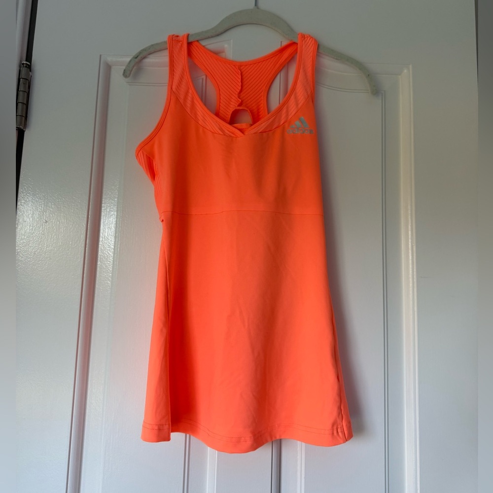 Adidas Women's Vibrant Orange Tank Top